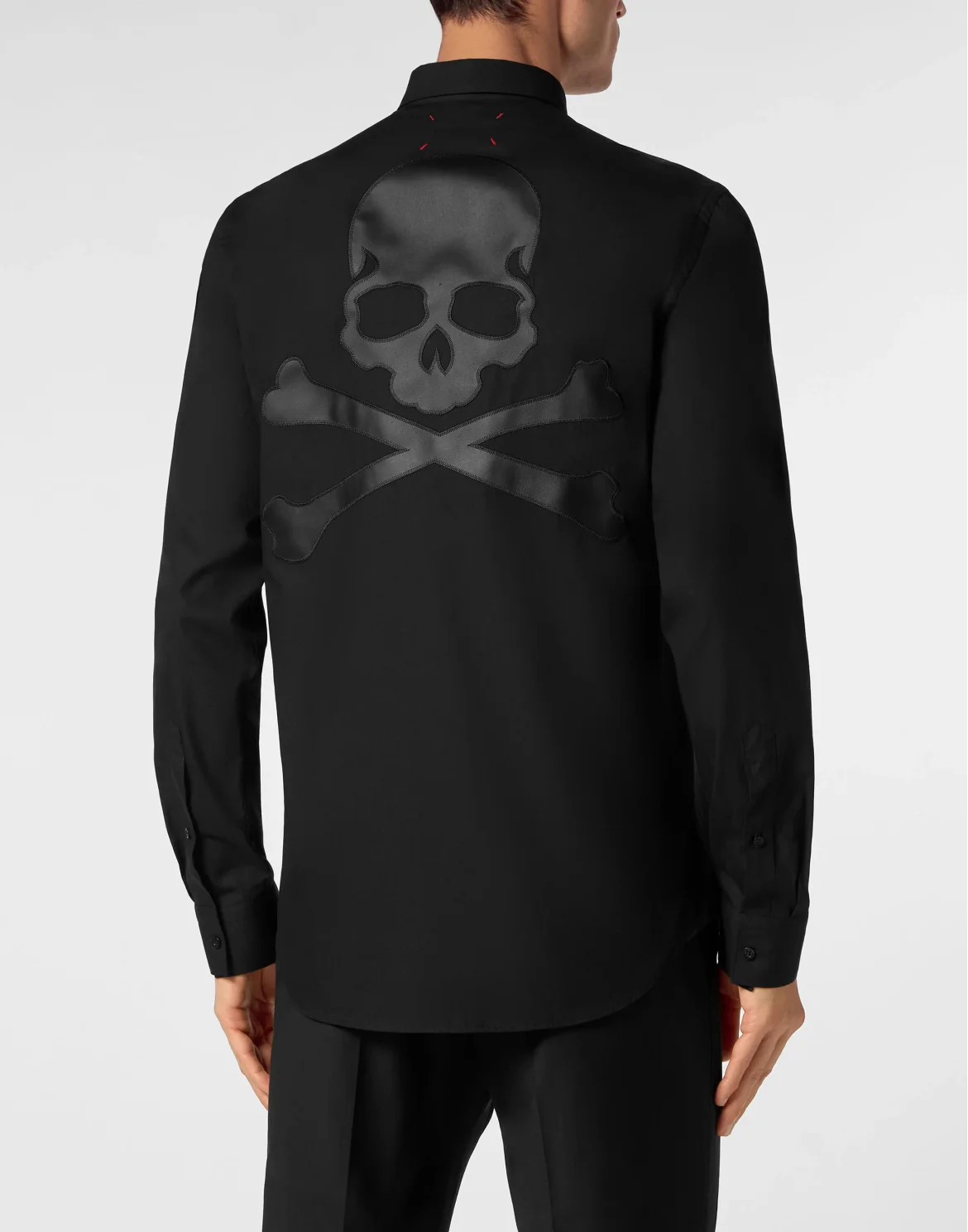 Shirt Sugar Daddy Cut LS Skull & Bones, цвет: Черный