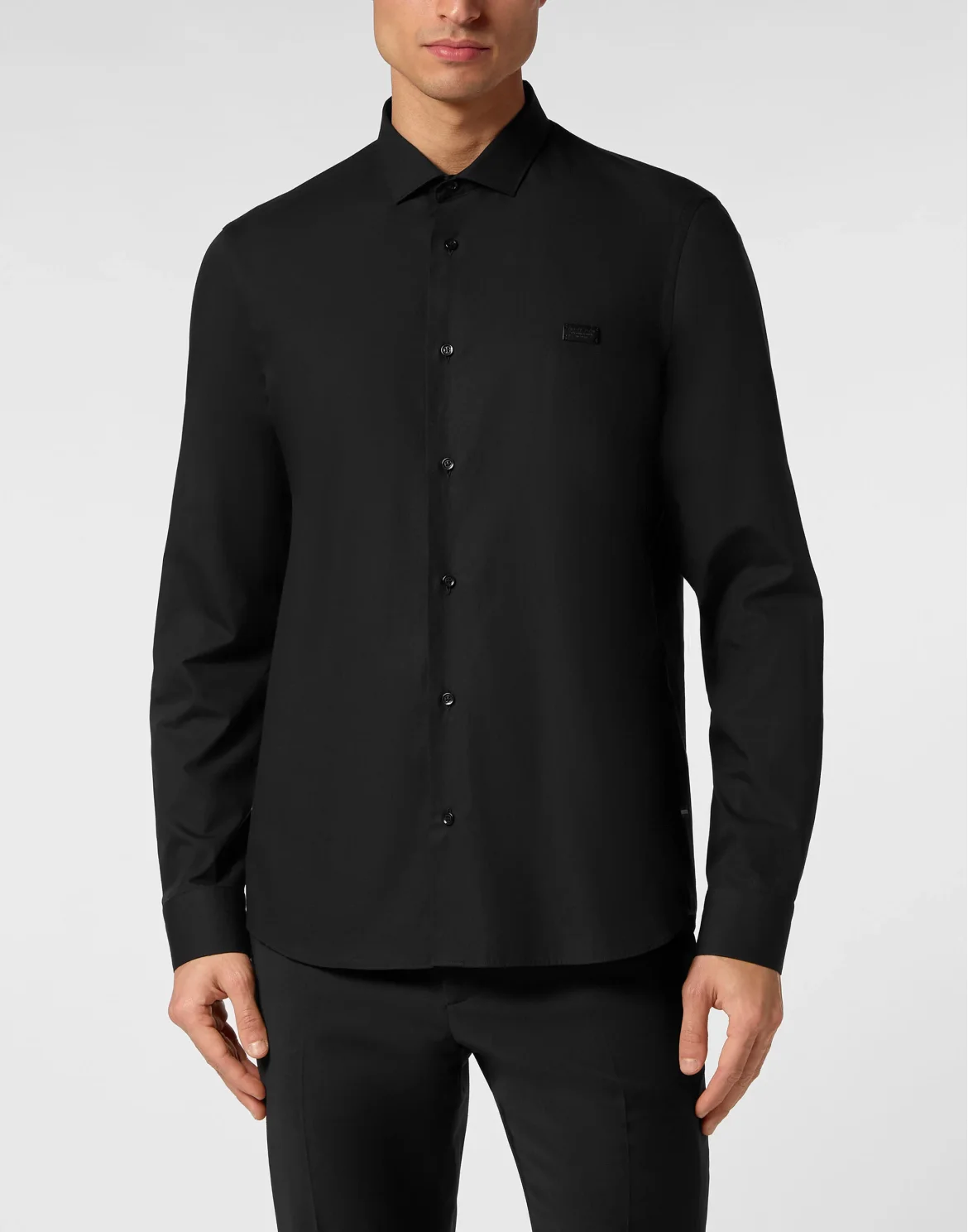 Shirt Sugar Daddy Cut LS Skull & Bones, цвет: Черный