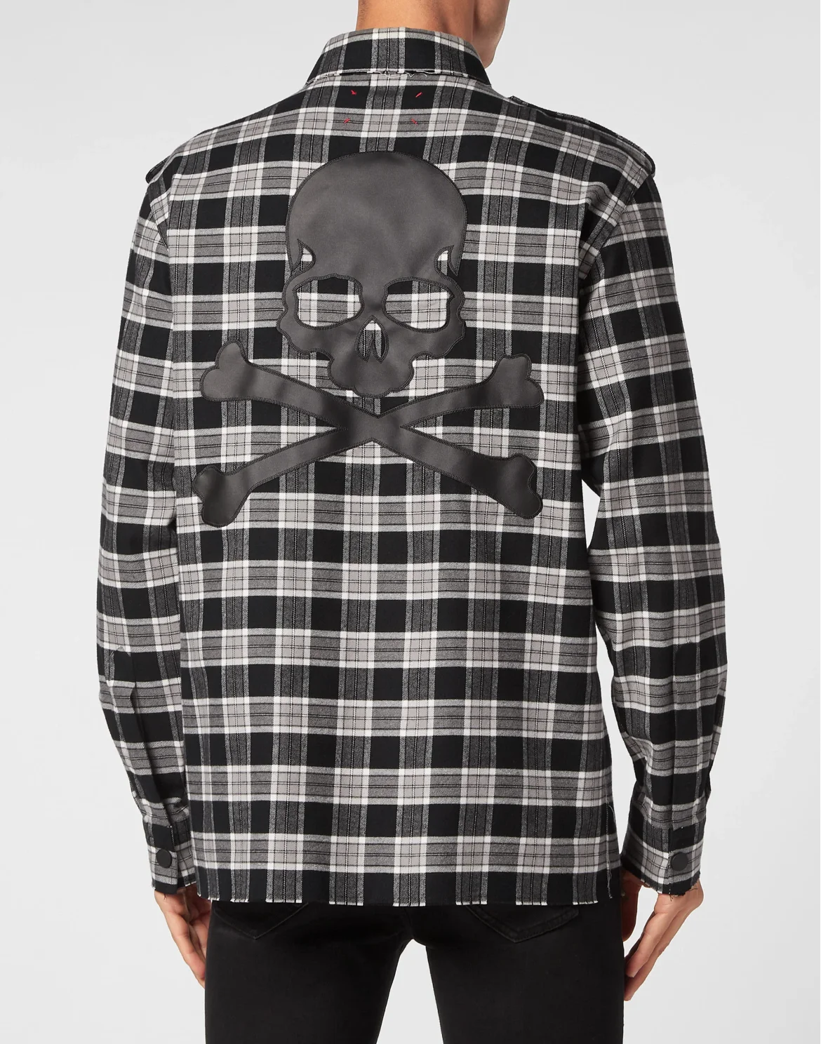 Shirt Oversize LS Skull & Bones, цвет: Черный