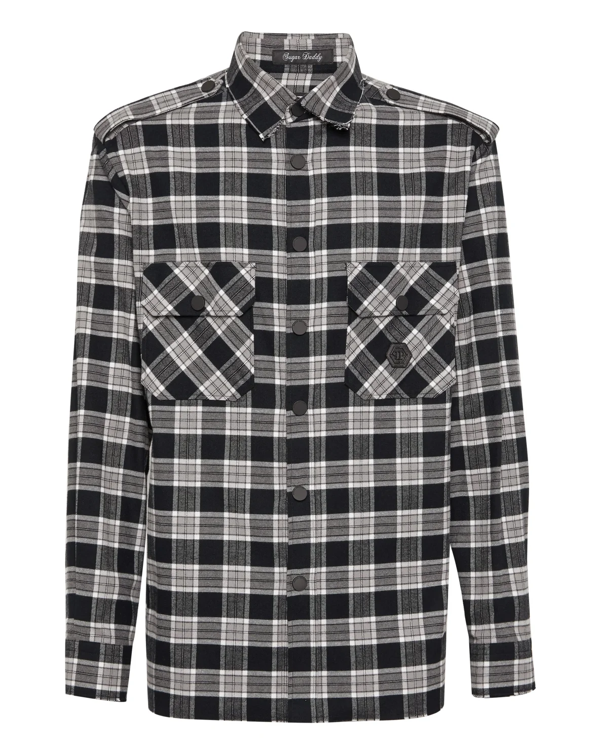 Shirt Oversize LS Skull & Bones, цвет: Черный