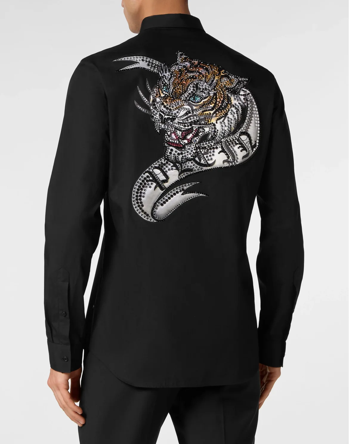 Shirt Sugar Daddy Cut LS Tattoo, цвет: Черный