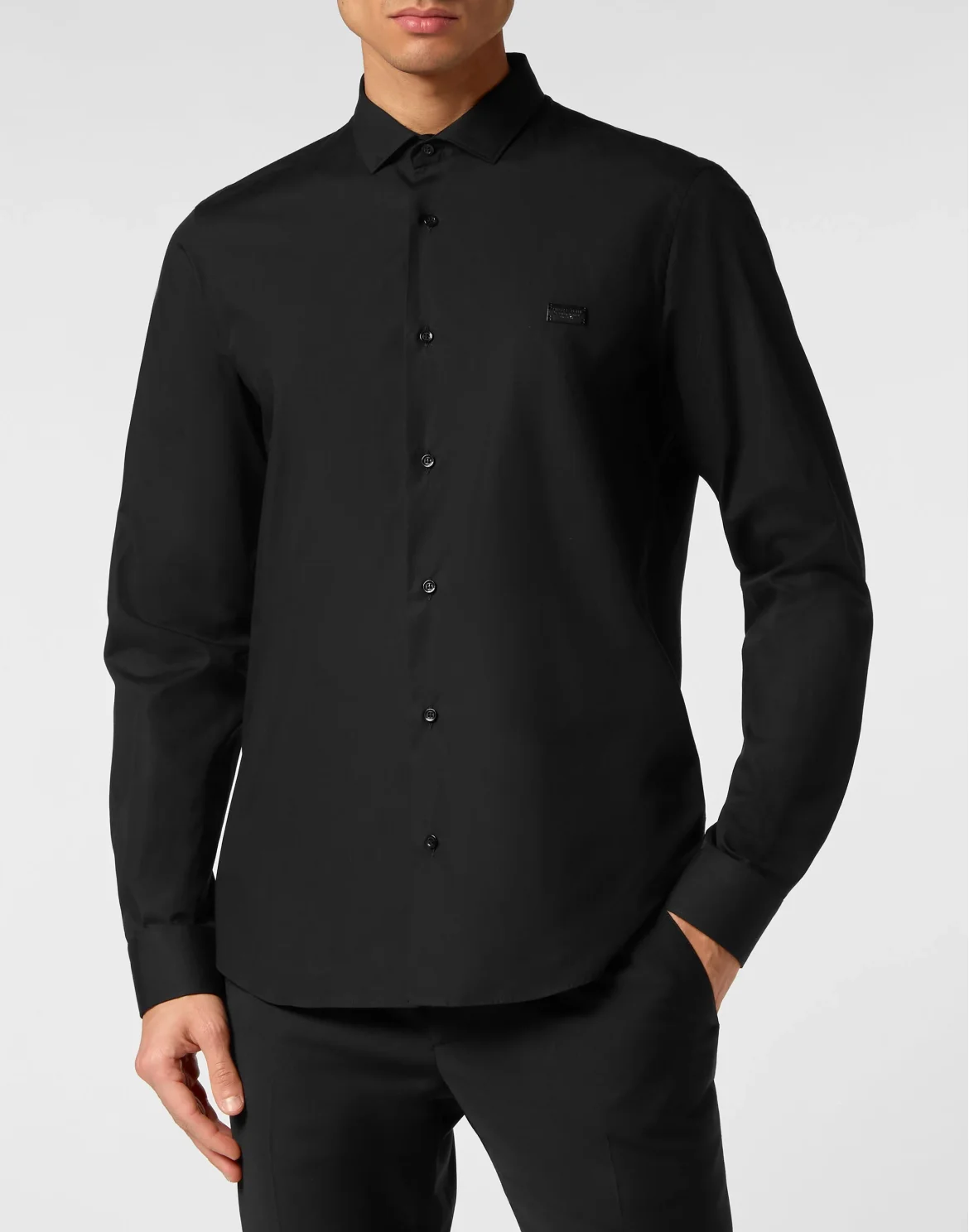 Shirt Sugar Daddy Cut LS Tattoo, цвет: Черный