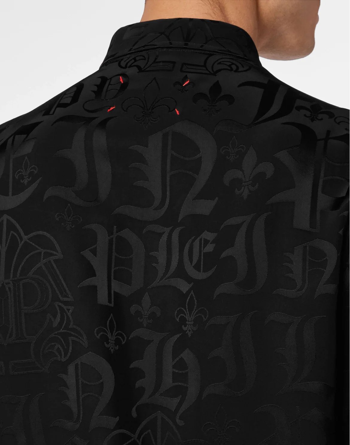 Jacquard Shirt Sugar Daddy Cut LS Monogram, цвет: Черный