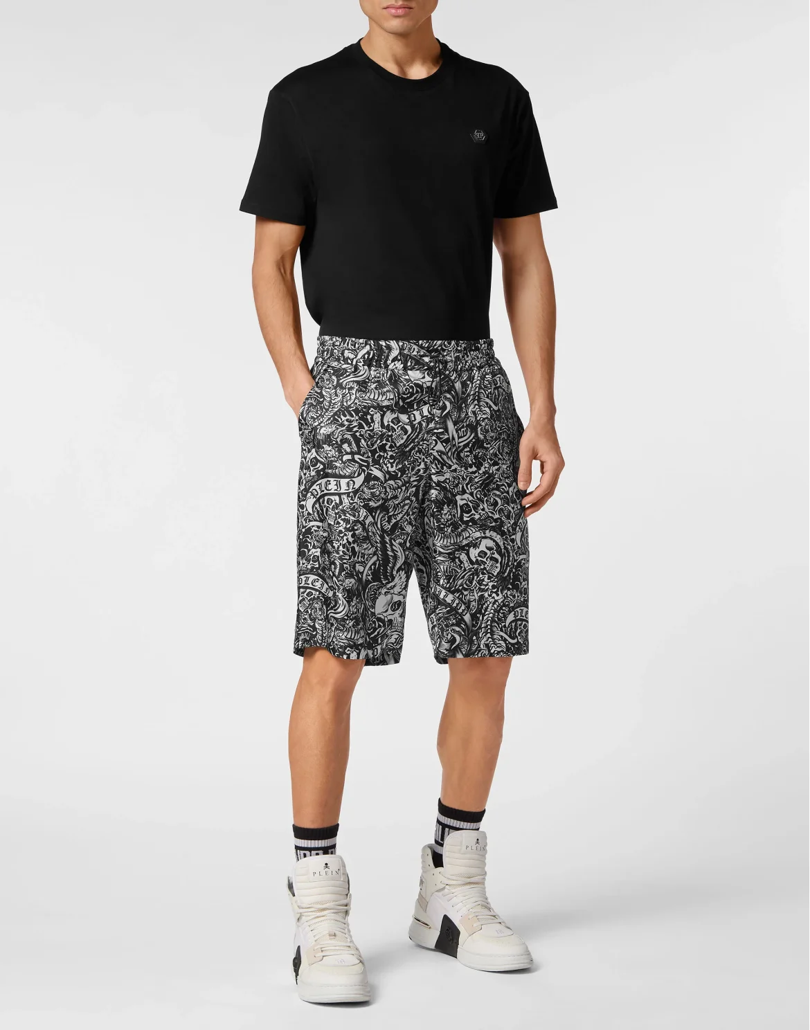 Silk Cool Kid Shorts Tattoo, цвет: Черный
