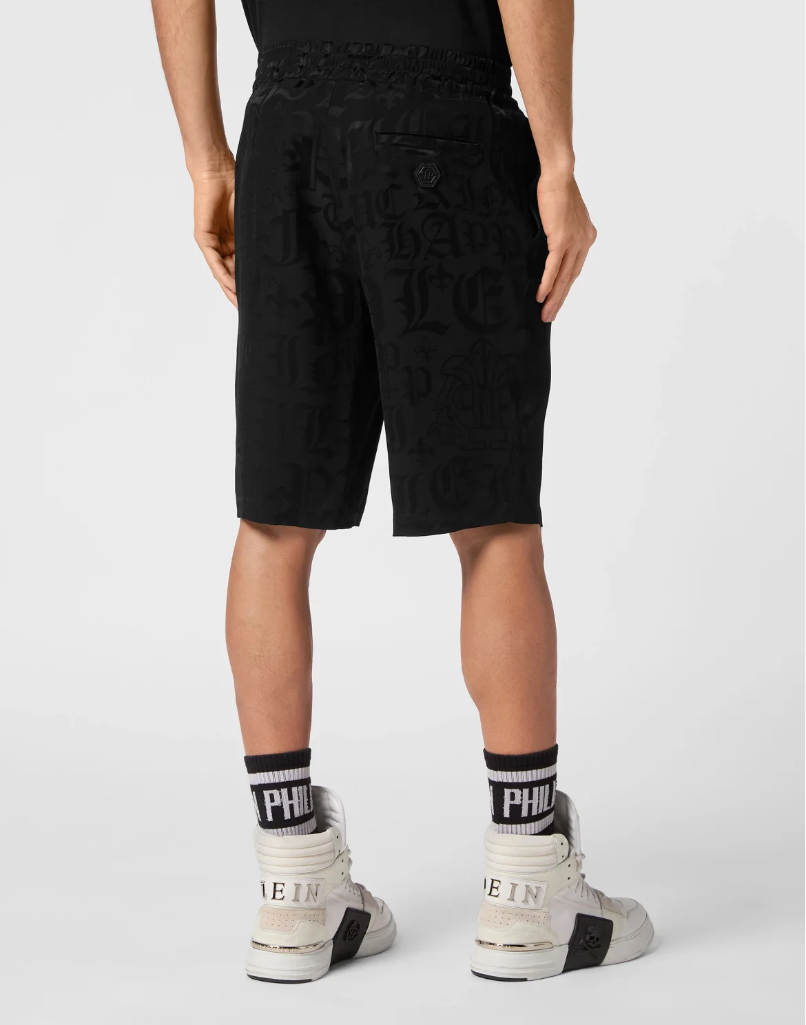 Jacquard Cool Kid Shorts Monogram, цвет: Черный