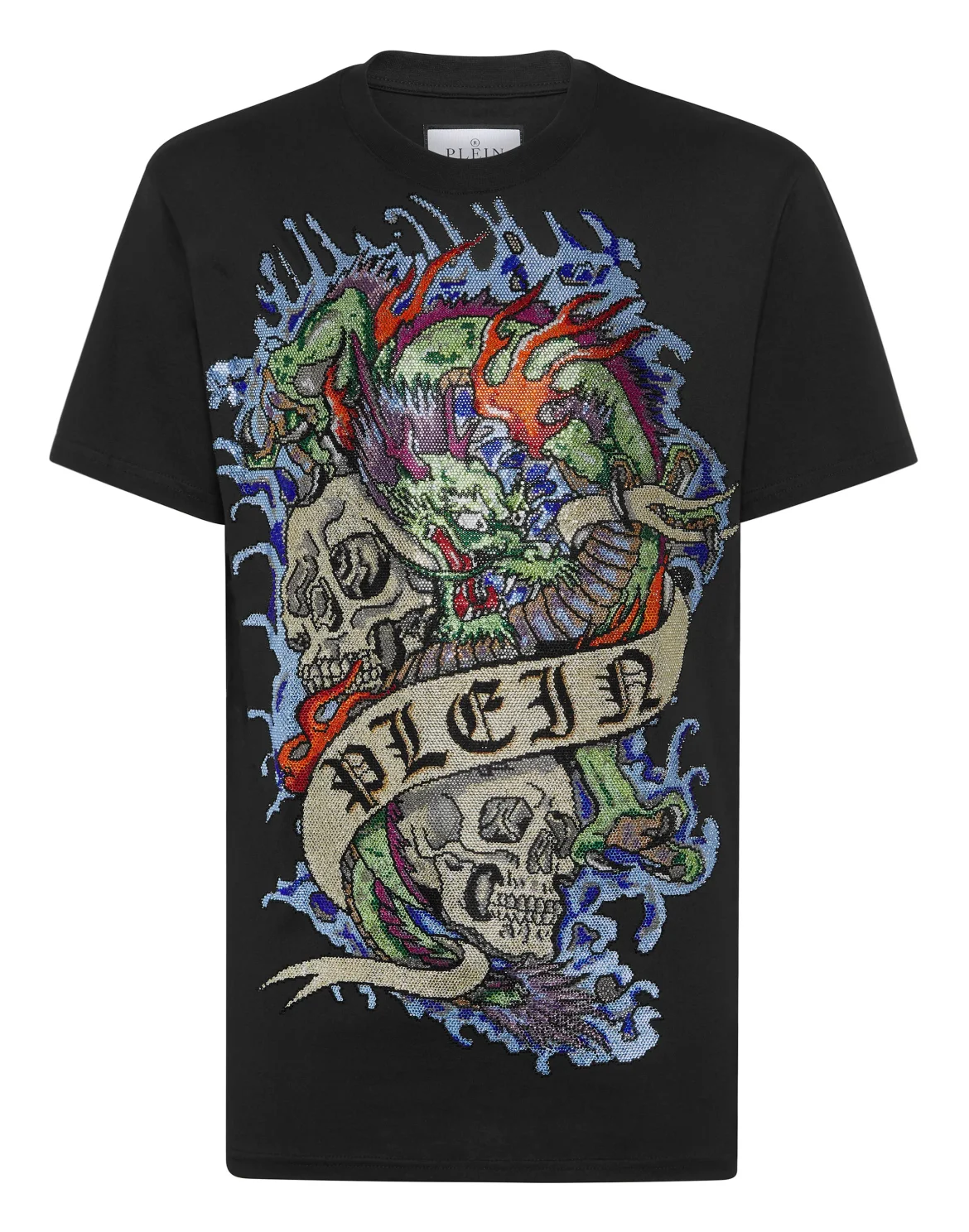 T-shirt Round neck SS Tattoo, цвет: Черный
