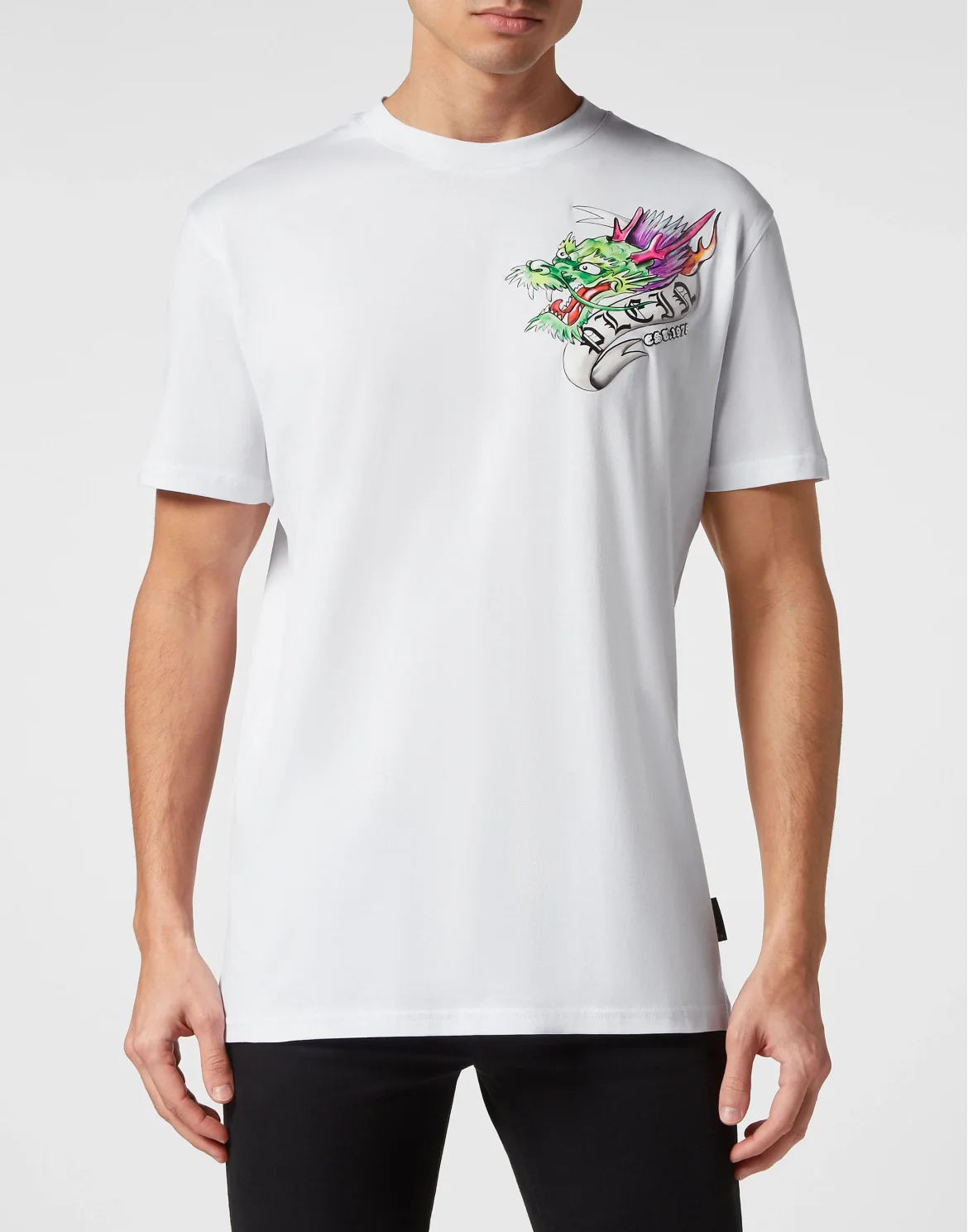 T-shirt Round neck SS Tattoo, цвет: Белый