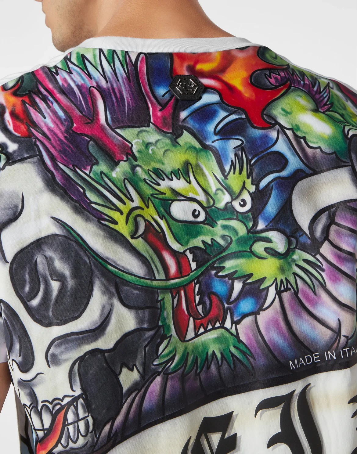 T-shirt Round Neck SS Tattoo, цвет: Белый