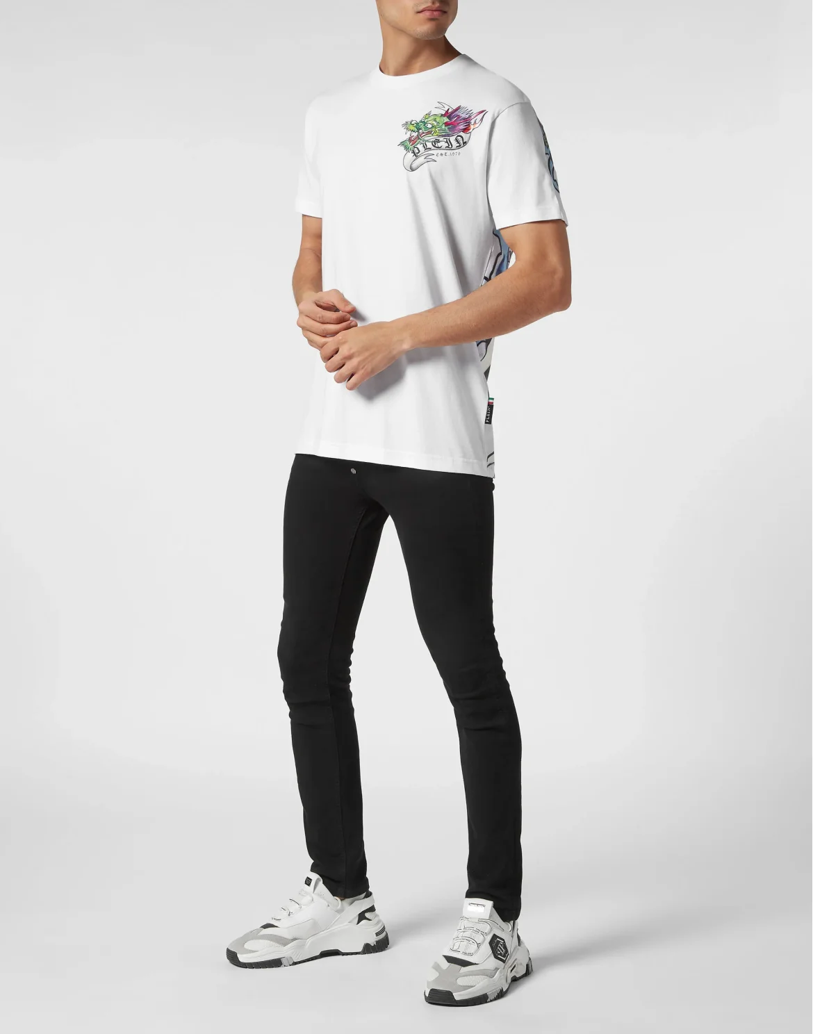 T-shirt Round Neck SS Tattoo, цвет: Белый