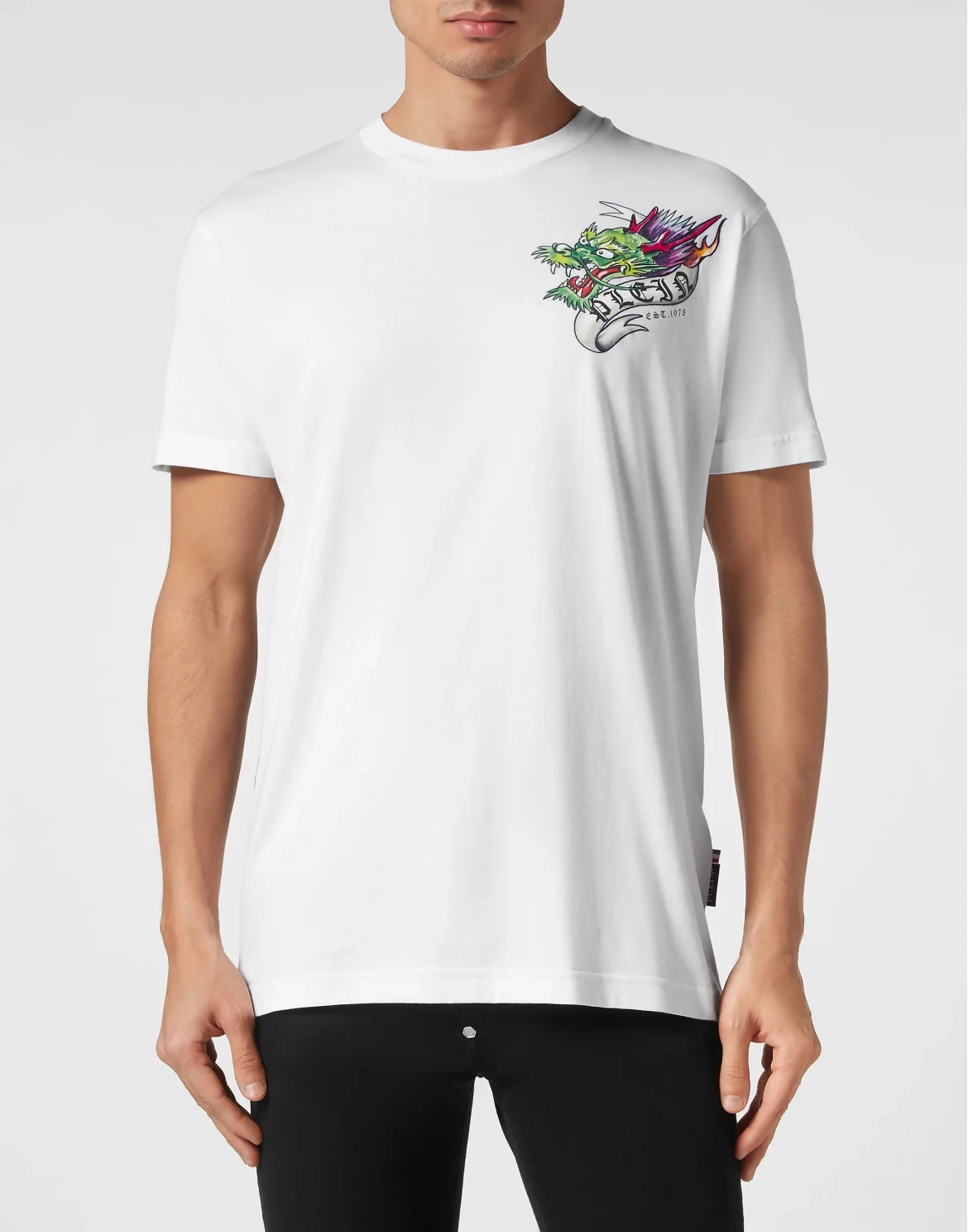 T-shirt Round Neck SS Tattoo, цвет: Белый