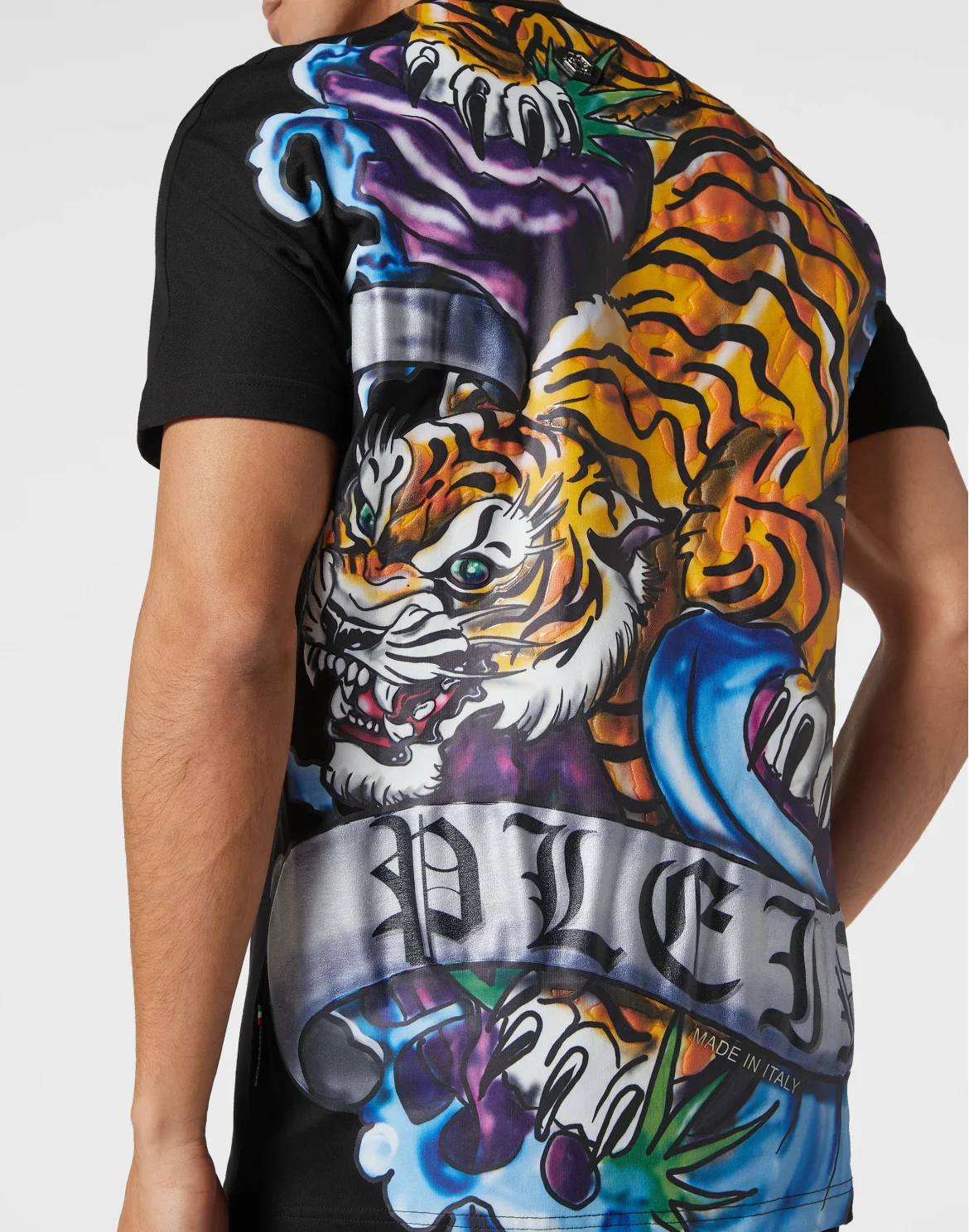 T-shirt Round Neck SS Tattoo, цвет: Черный