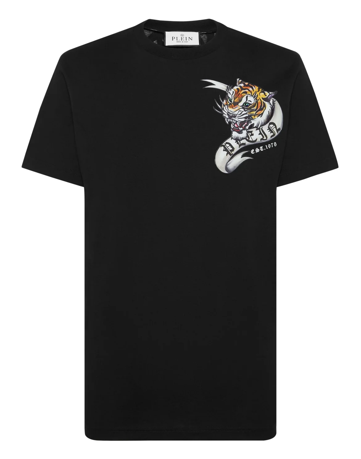 T-shirt Round Neck SS Tattoo, цвет: Черный
