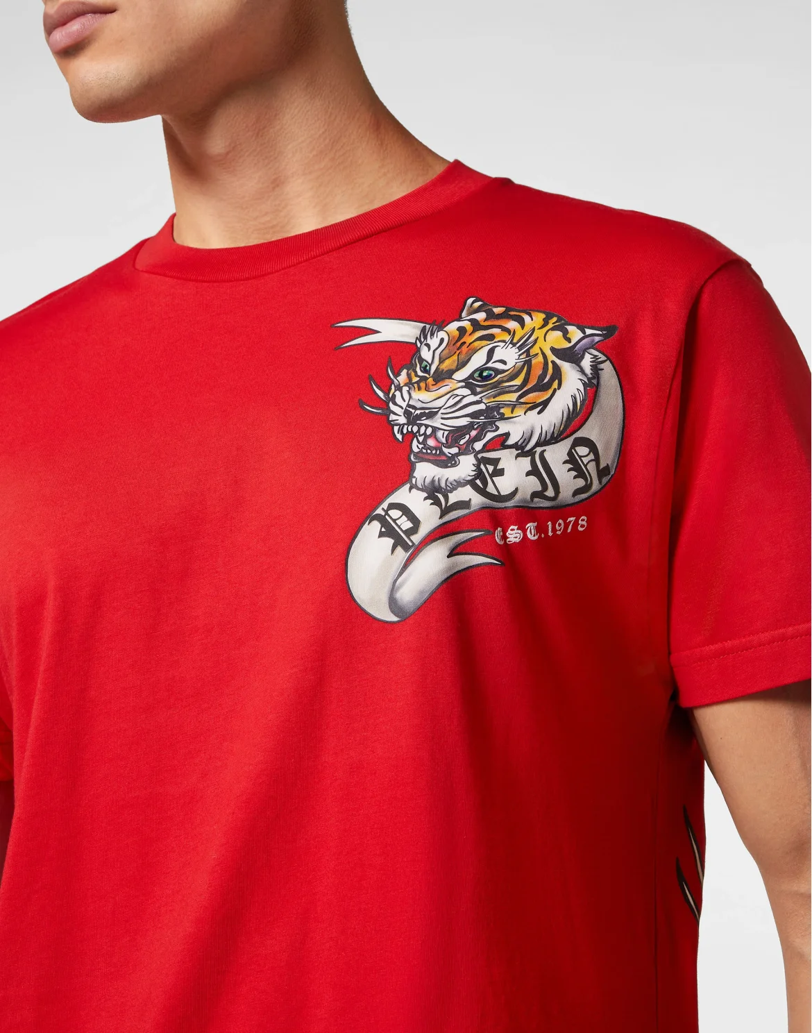 T-shirt Round Neck SS Tattoo, цвет: Красный
