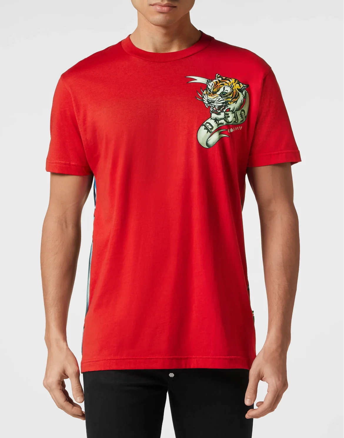 T-shirt Round Neck SS Tattoo, цвет: Красный