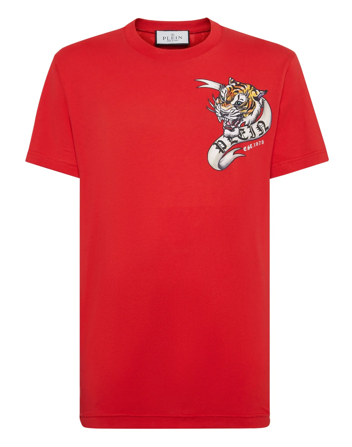 T-shirt Round Neck SS Tattoo, цвет: Красный
