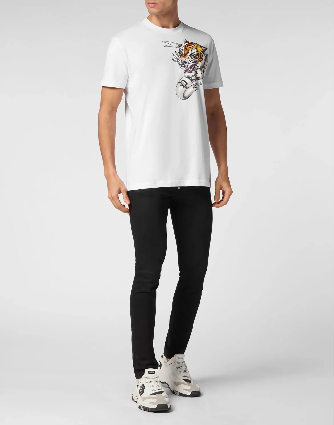 T-shirt Round Neck SS Tattoo, цвет: Белый