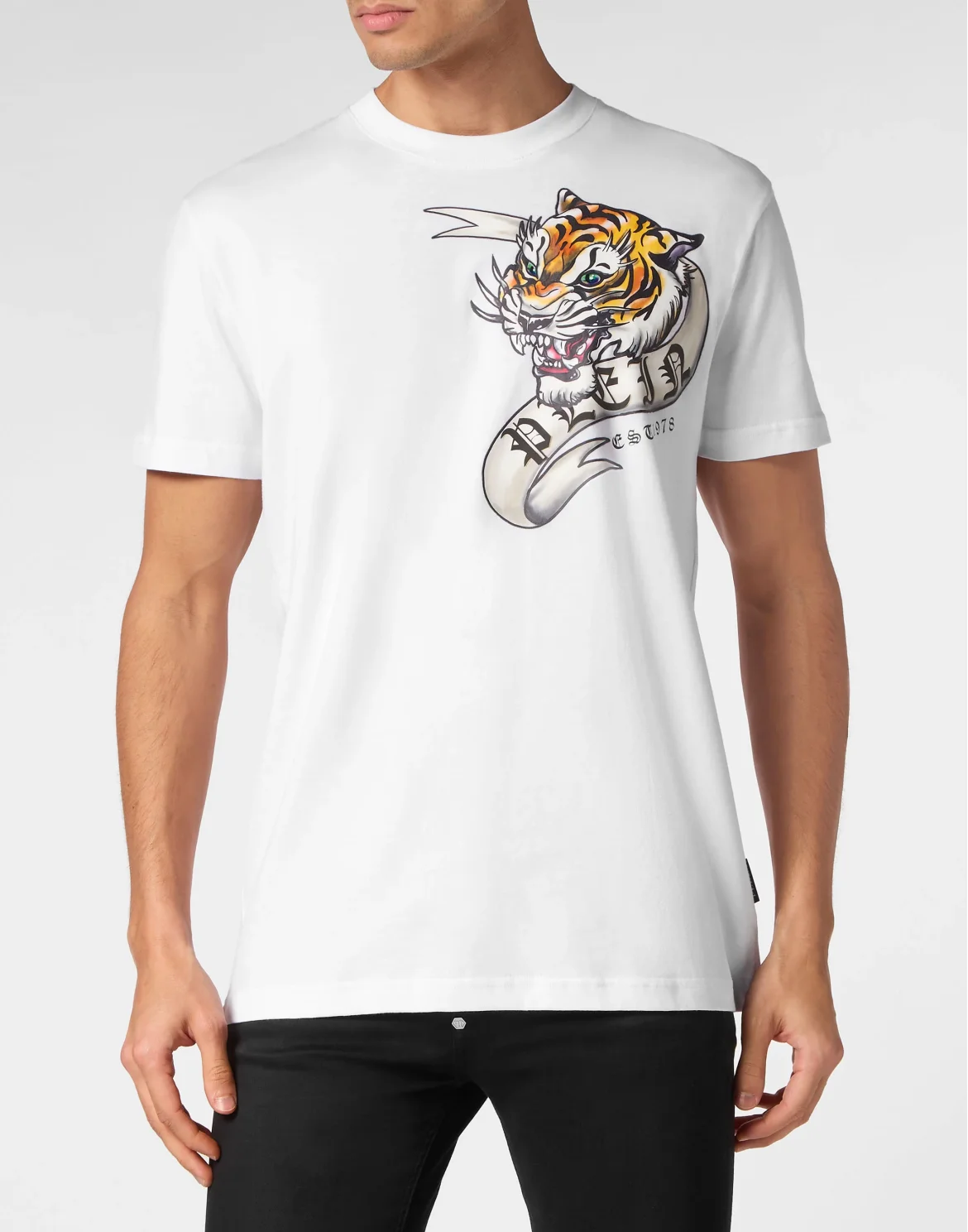 T-shirt Round Neck SS Tattoo, цвет: Белый
