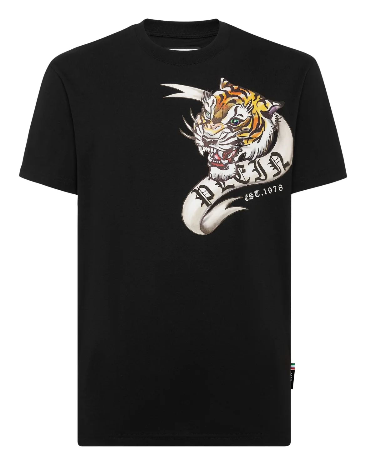 T-shirt Round Neck SS Tattoo, цвет: Черный