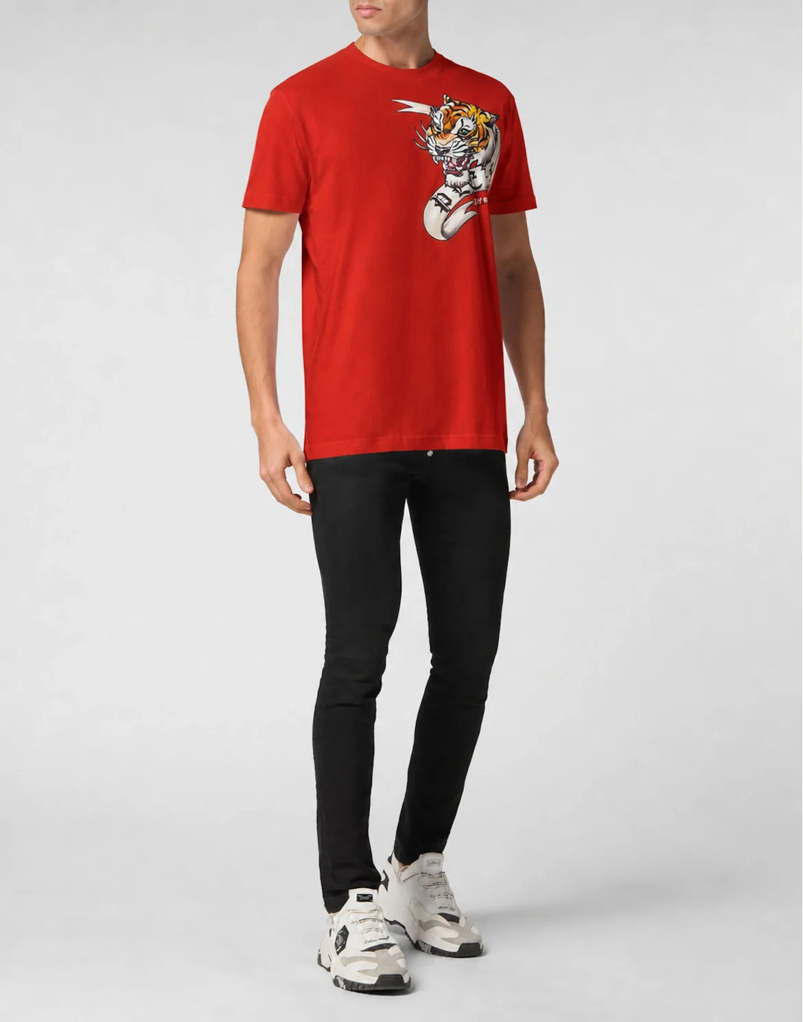T-shirt Round Neck SS Tattoo, цвет: Красный