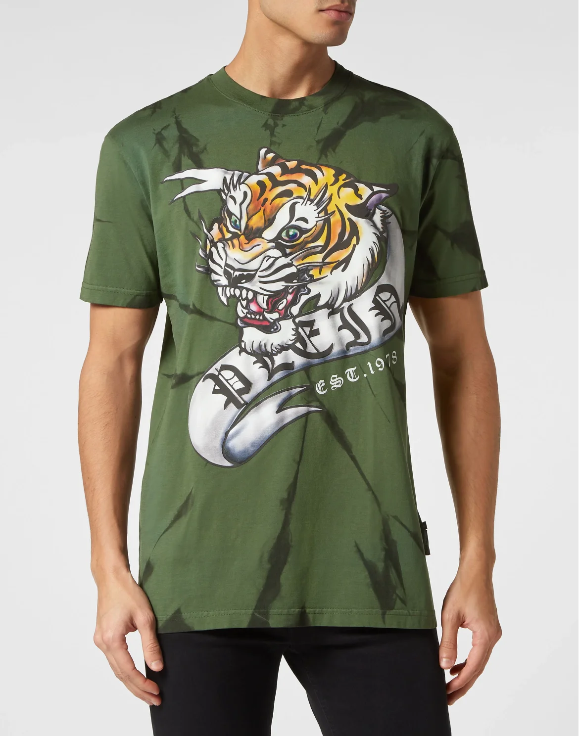 Tie-dye T-shirt Round Neck SS Tattoo, цвет: Камуфляж