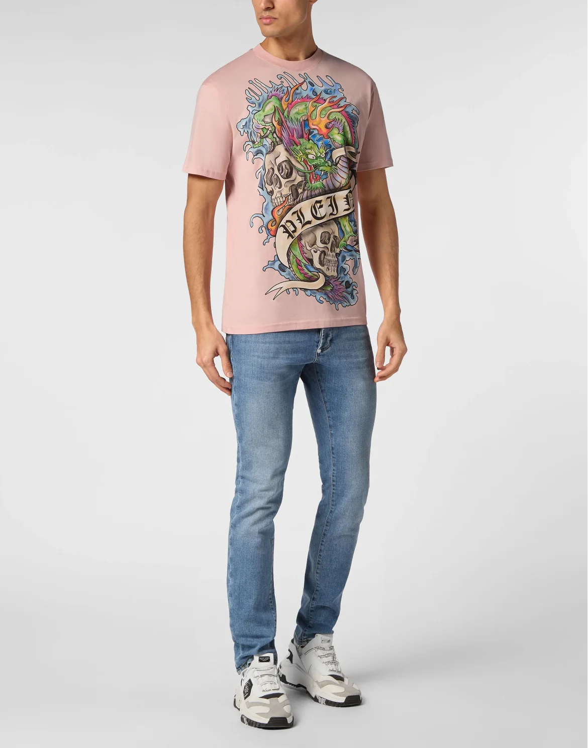 T-shirt Round Neck SS Tattoo, цвет: Розовый