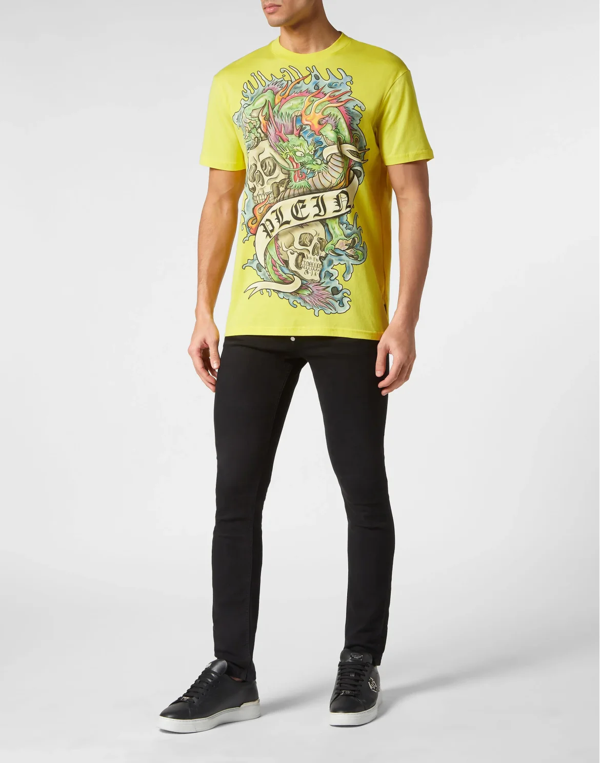 T-shirt Round Neck SS Tattoo, цвет: Желтый