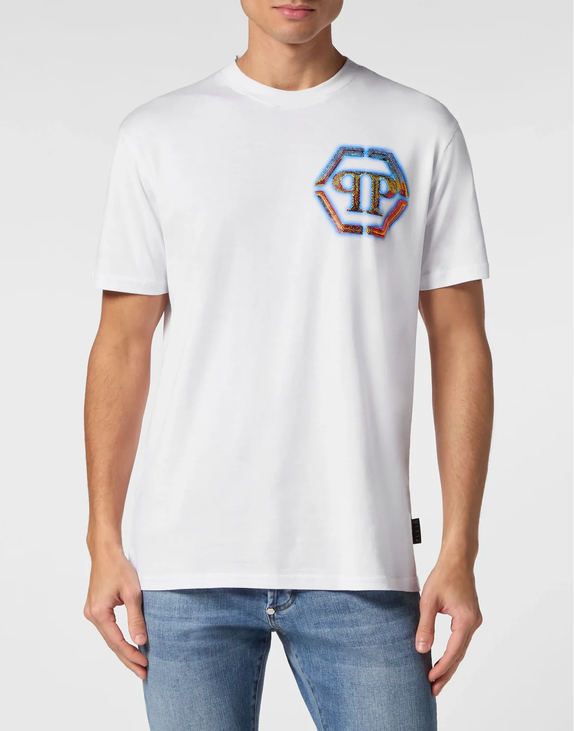 T-shirt Round Neck SS Hexagon, цвет: Белый