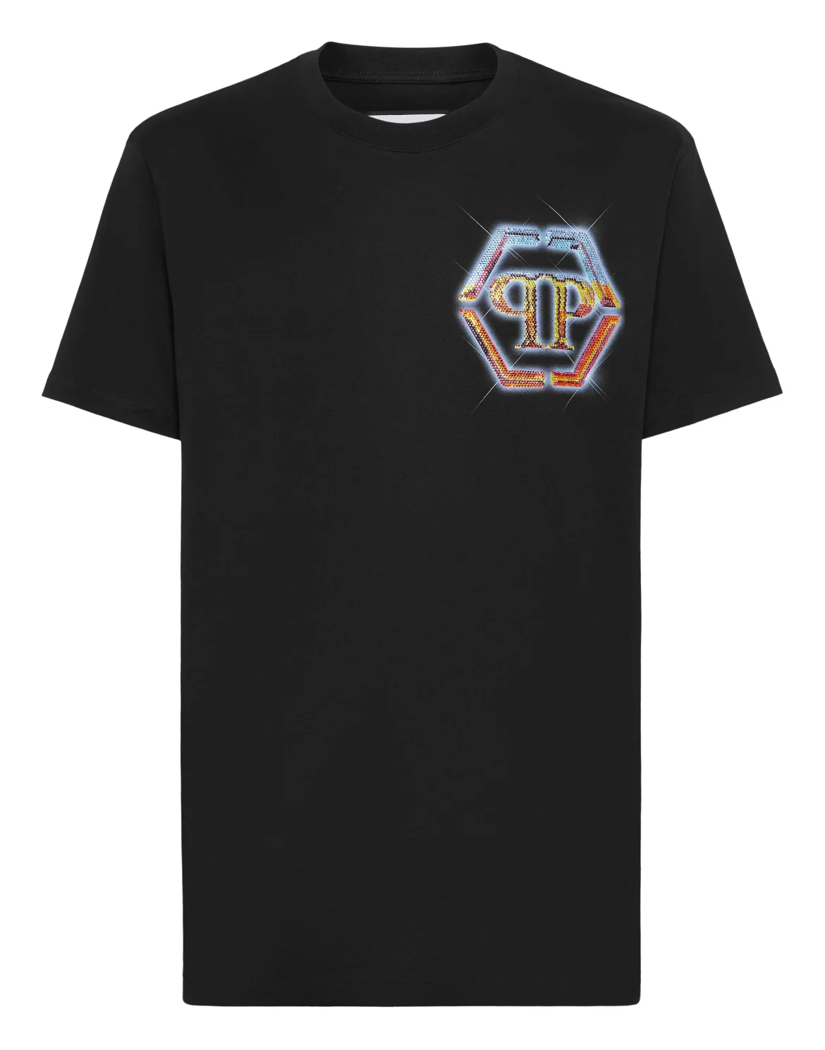 T-shirt Round Neck SS Hexagon, цвет: Черный