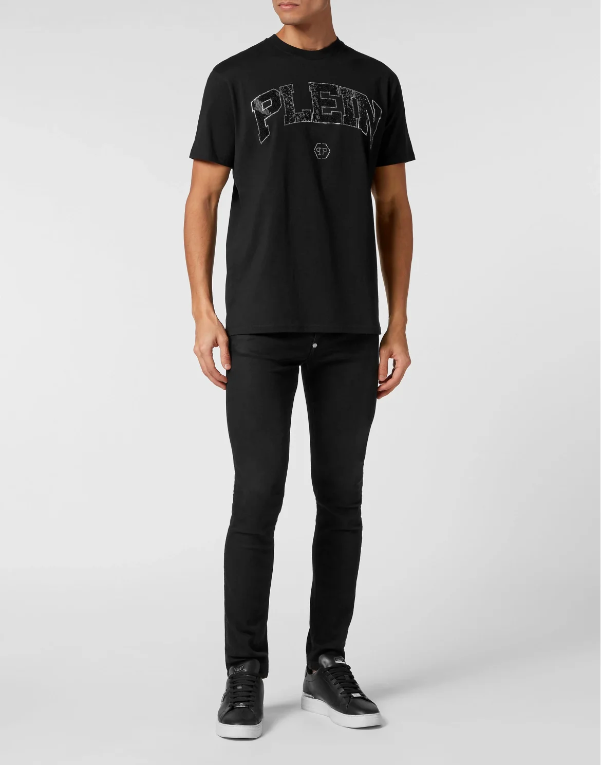 T-shirt Round Neck SS Stones, цвет: Черный