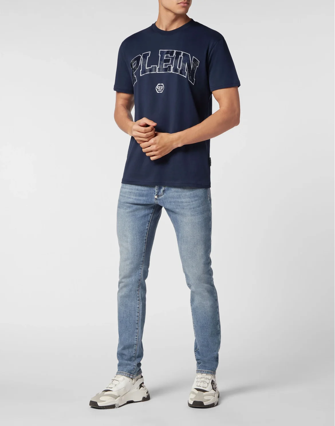 T-shirt Round Neck SS Stones, цвет: Синий