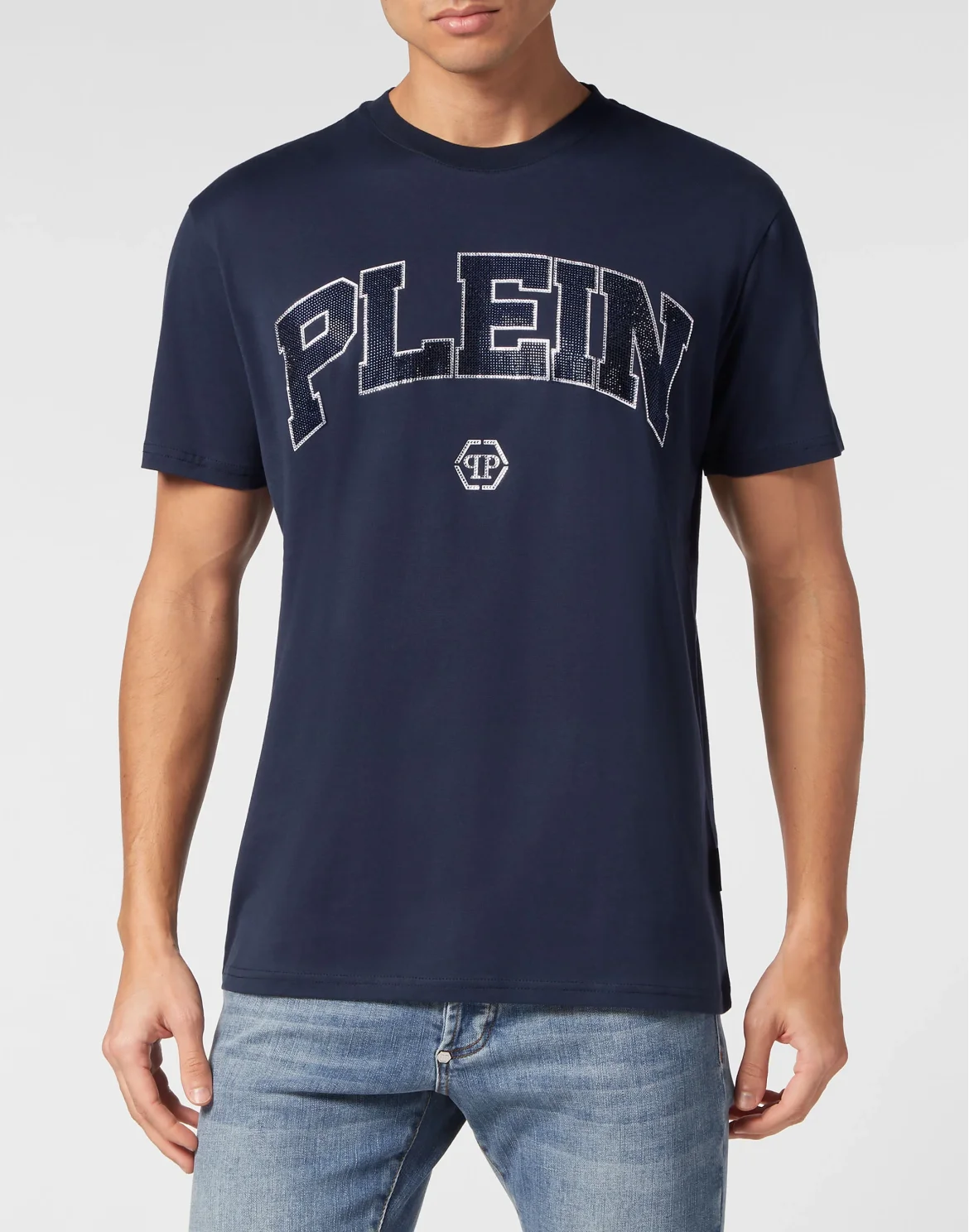 T-shirt Round Neck SS Stones, цвет: Синий
