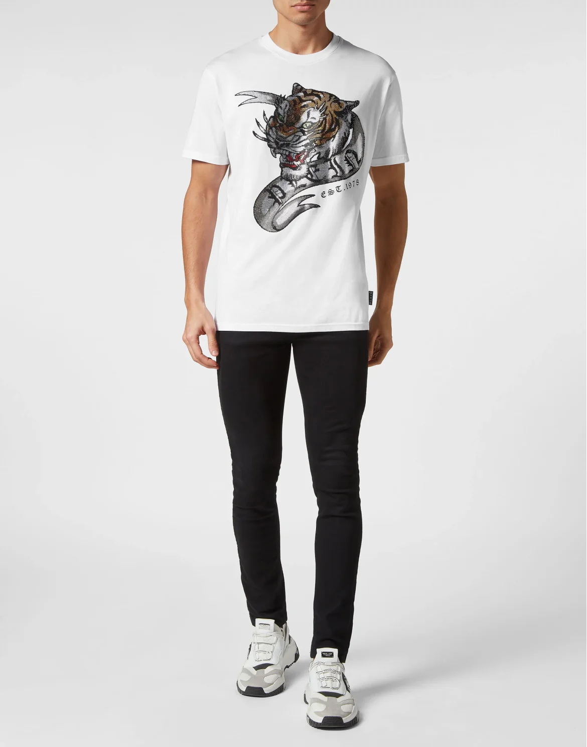 T-shirt Round Neck SS Tattoo, цвет: Белый