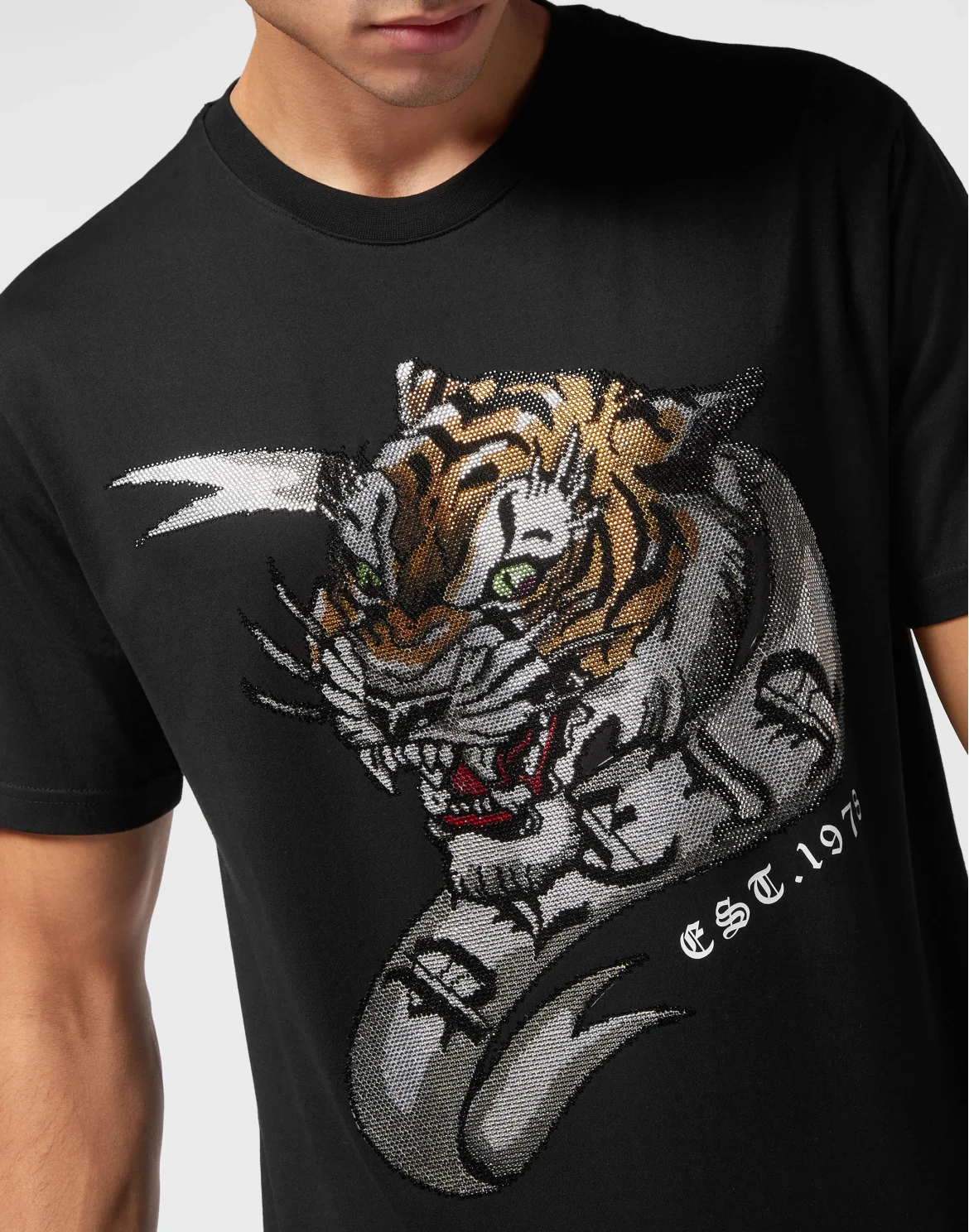 T-shirt Round Neck SS Tattoo, цвет: Черный