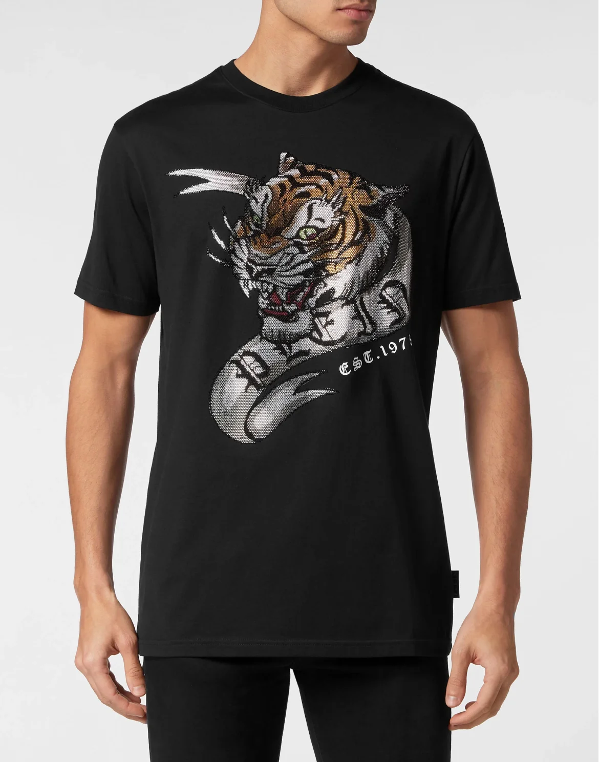 T-shirt Round Neck SS Tattoo, цвет: Черный