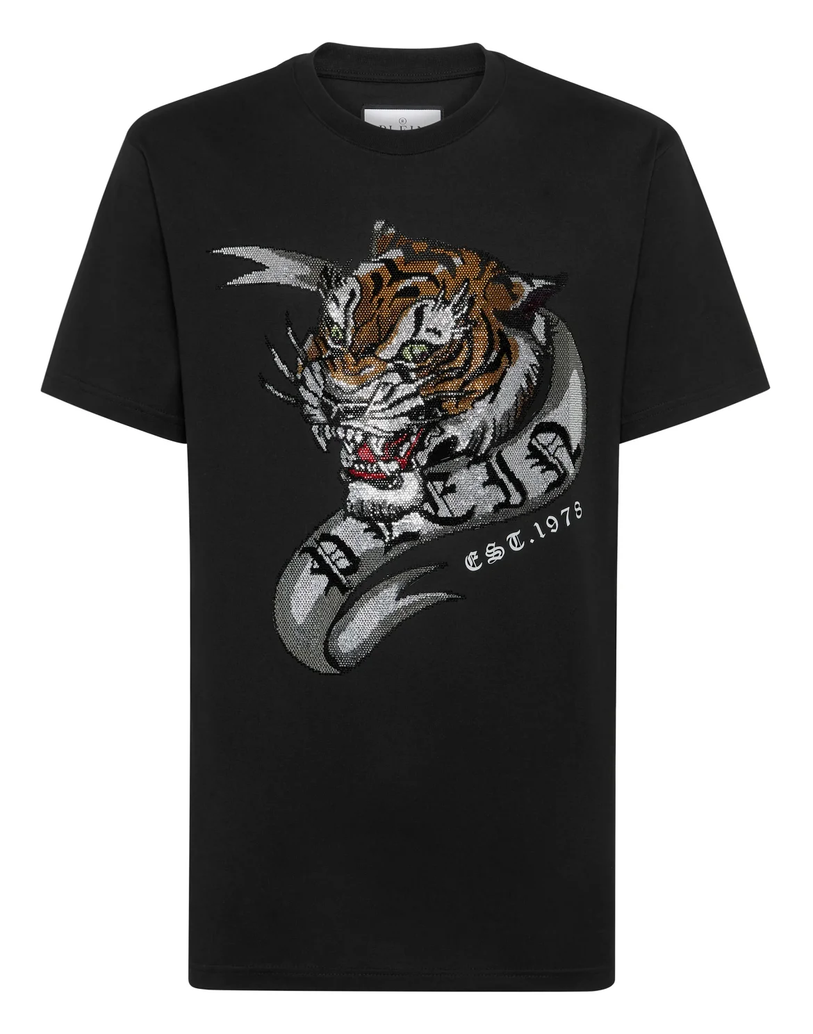 T-shirt Round Neck SS Tattoo, цвет: Черный
