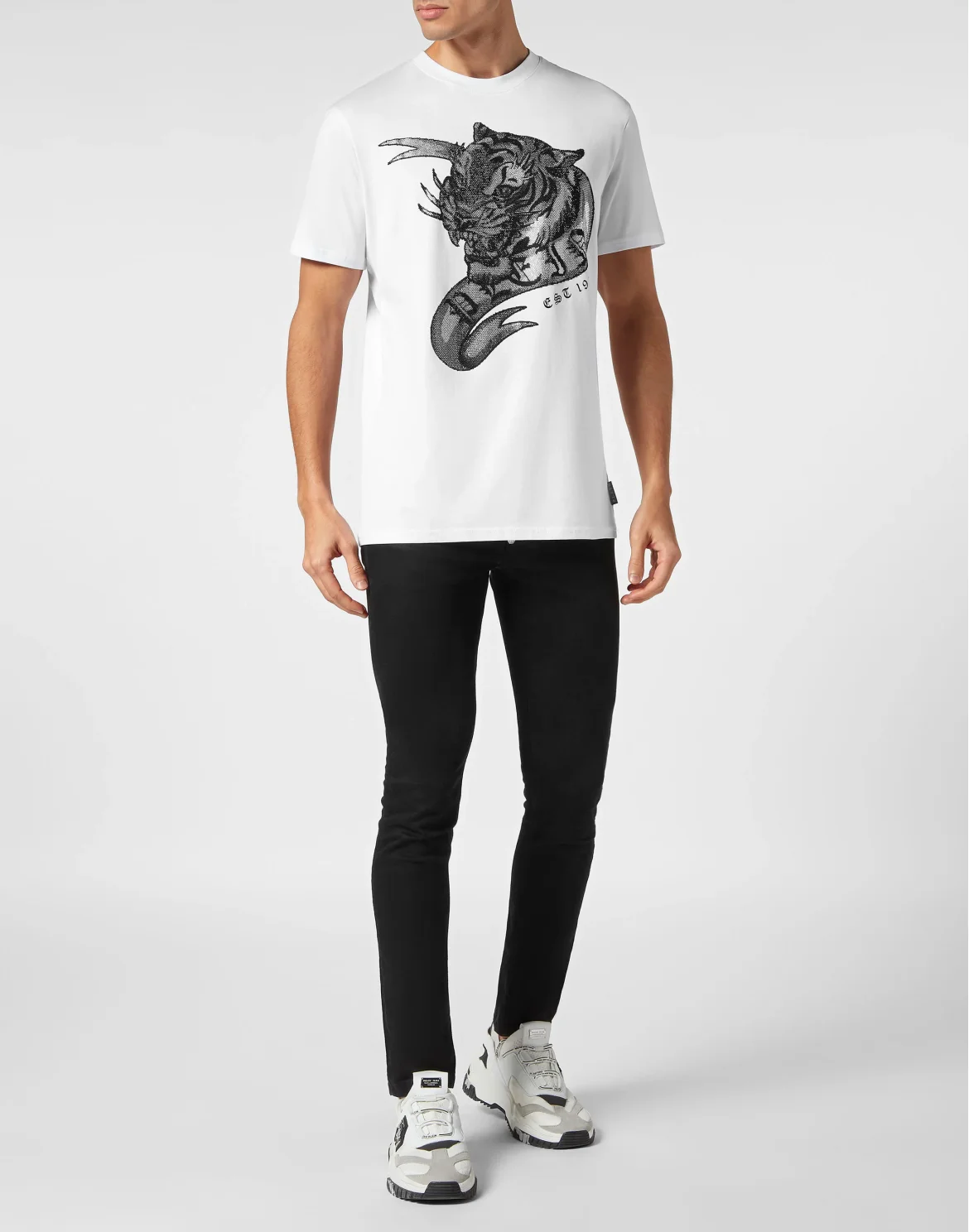 T-shirt Round Neck SS Tattoo, цвет: Белый