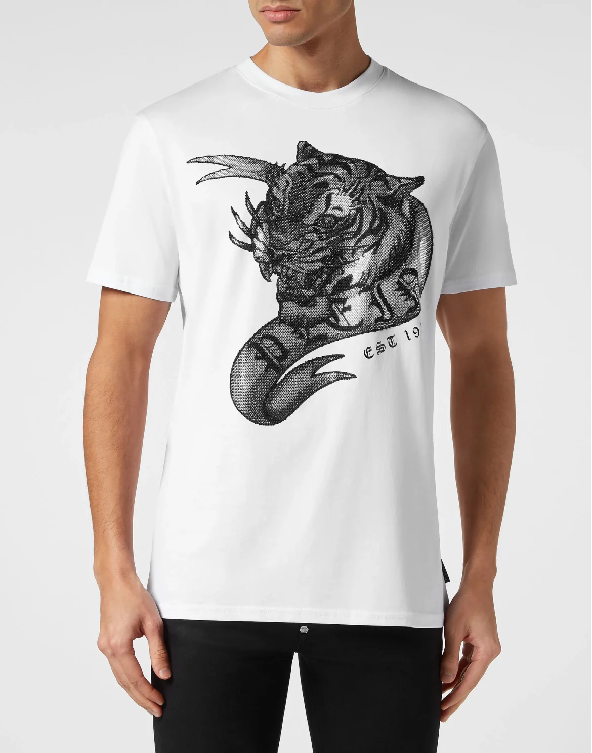 T-shirt Round Neck SS Tattoo, цвет: Белый