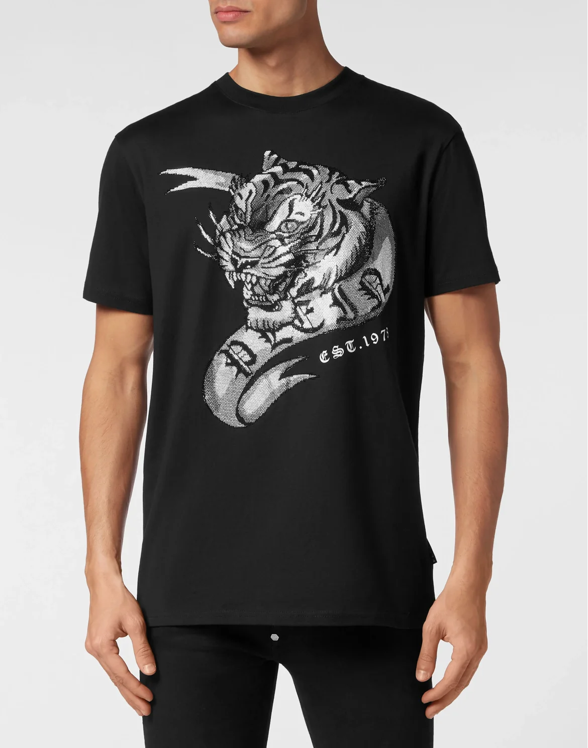 T-shirt Round Neck SS Tattoo, цвет: Черный