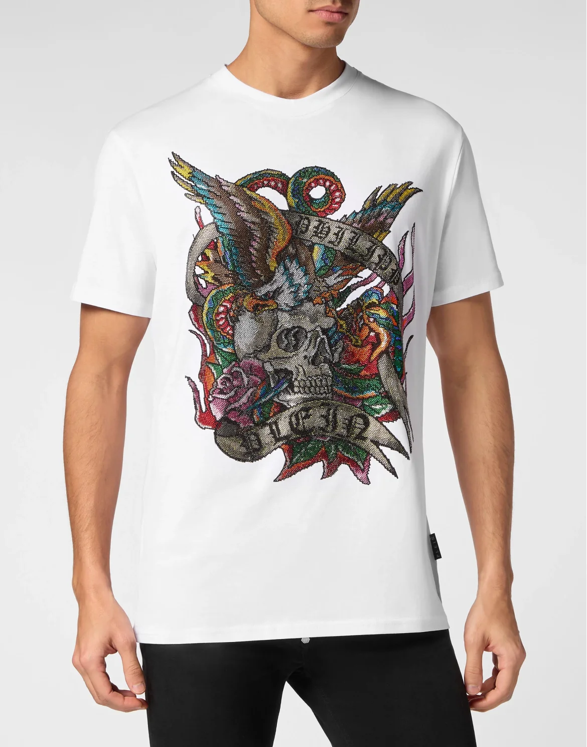 T-shirt Round Neck SS Tattoo, цвет: Белый