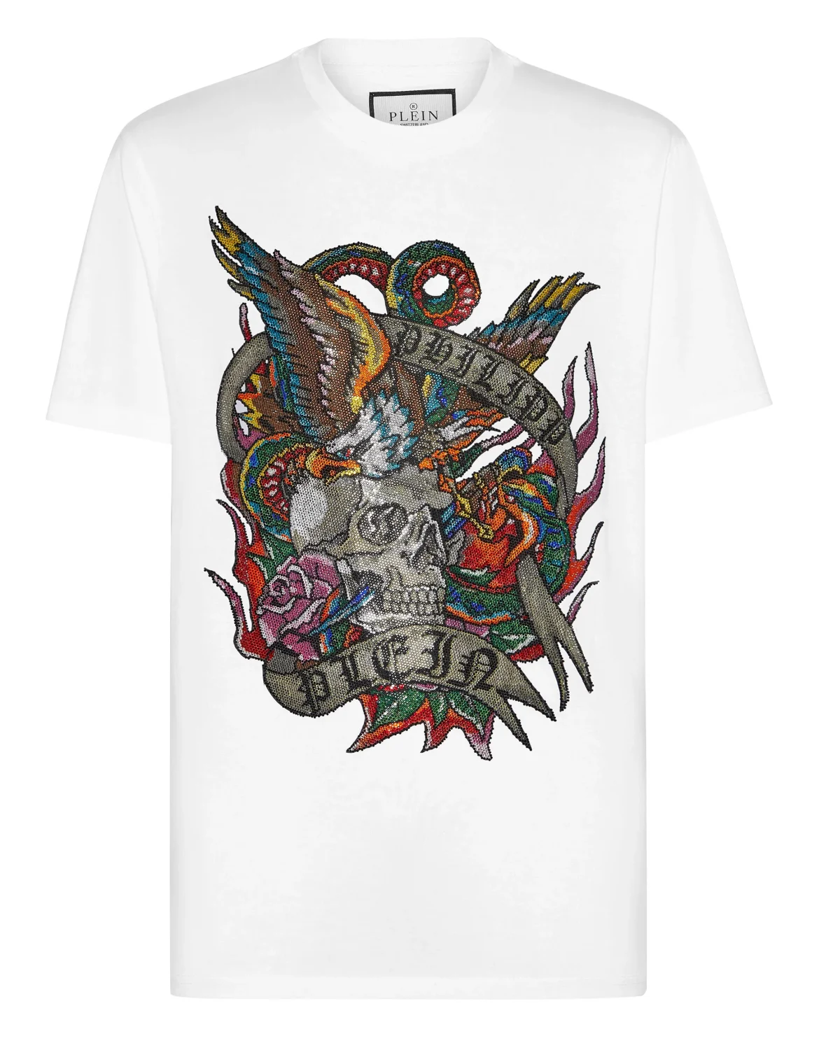 T-shirt Round Neck SS Tattoo, цвет: Белый