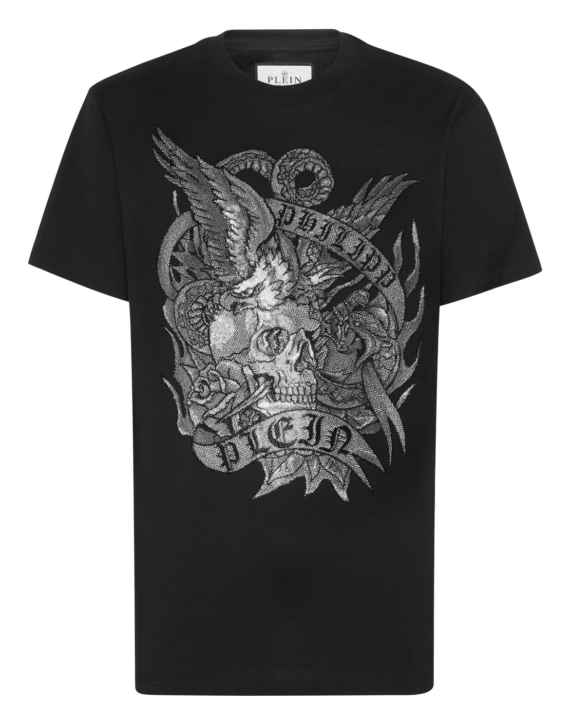 T-shirt Round Neck SS Tattoo, цвет: Черный