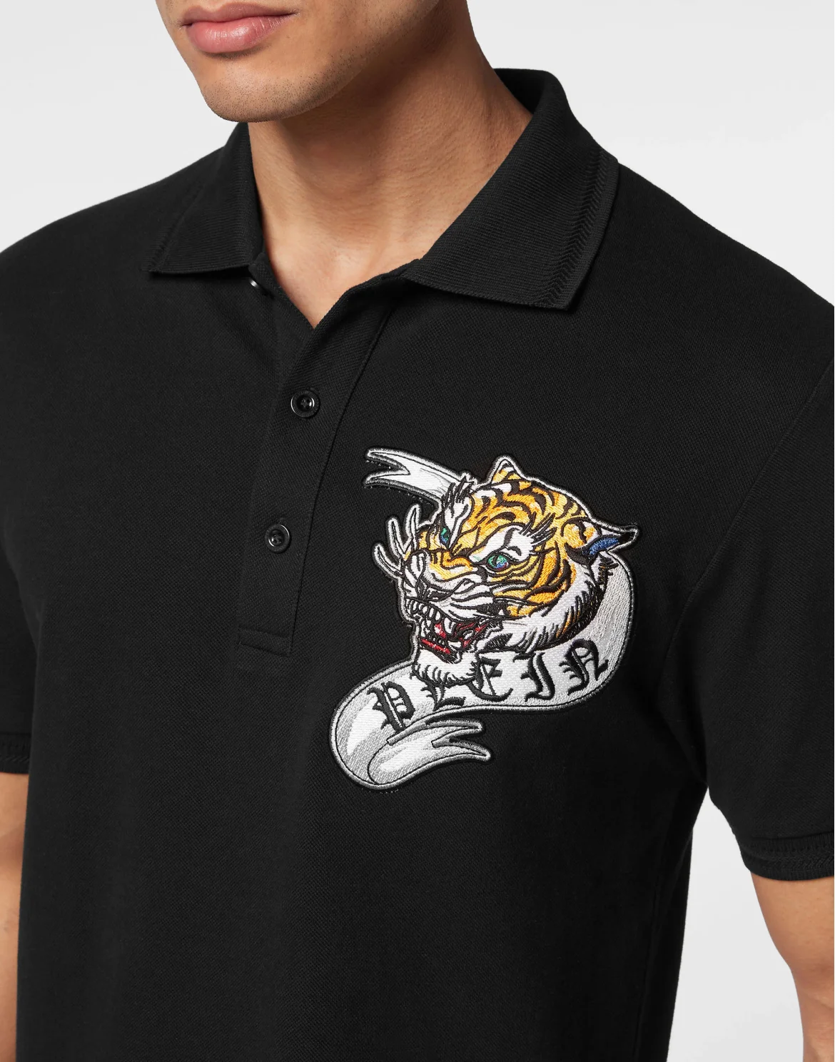 Polo shirt SS Tattoo, цвет: Черный