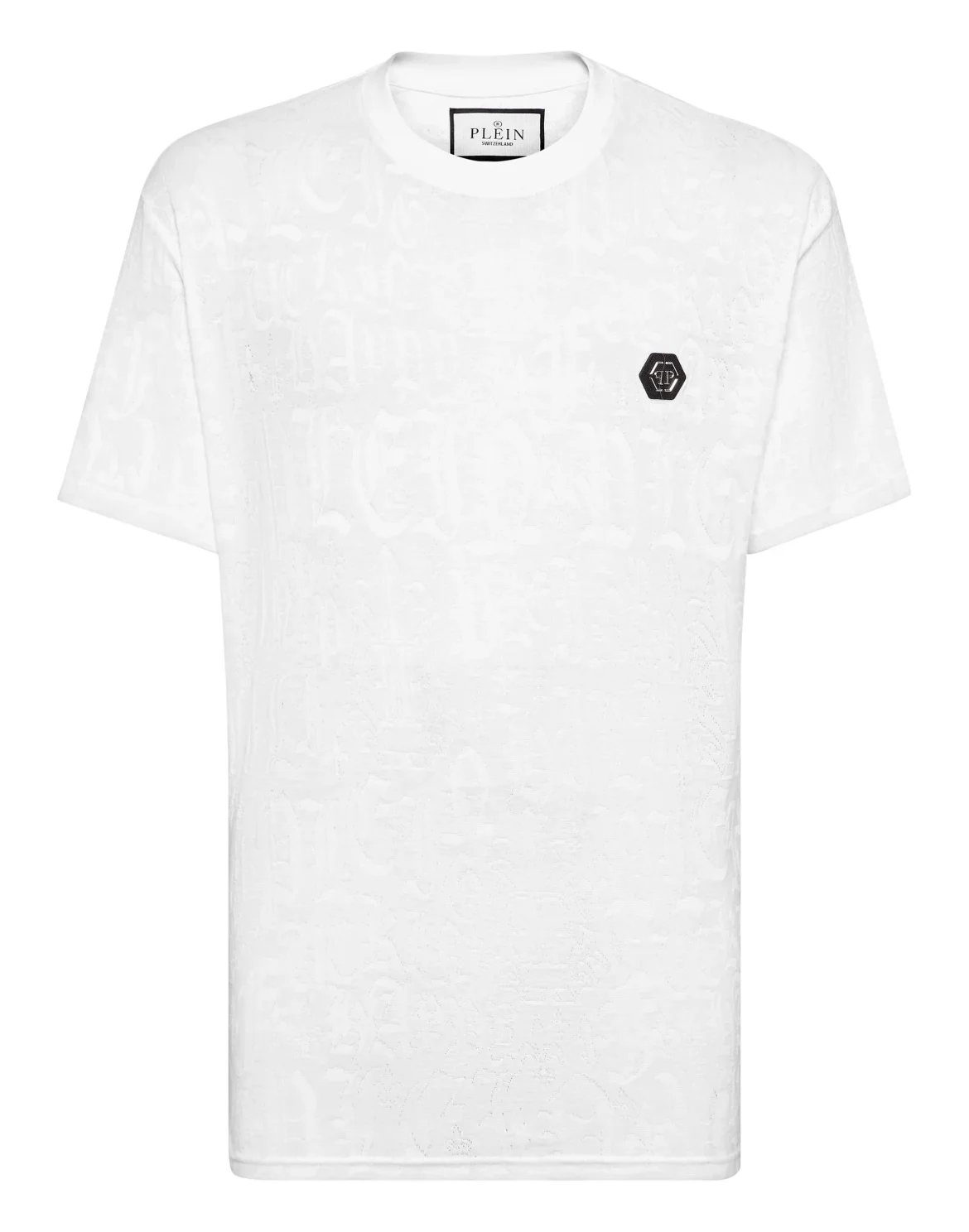 T-shirt Round Neck SS Monogram, цвет: Белый