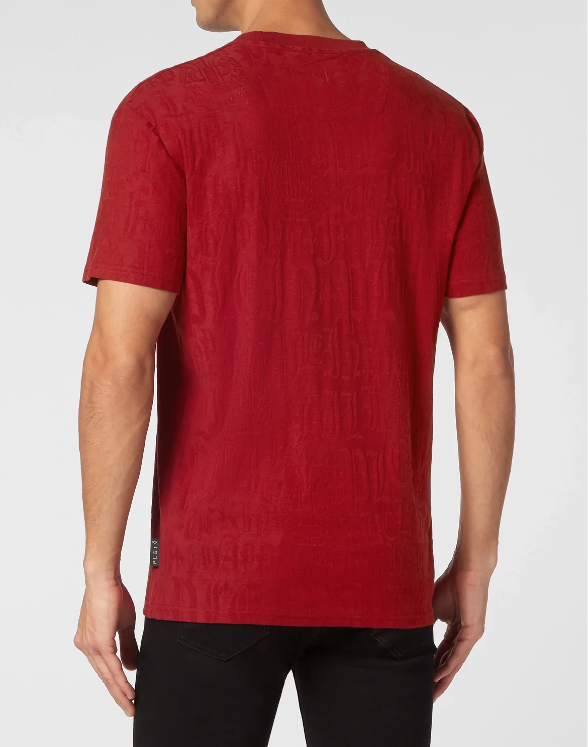 T-shirt Round Neck SS Monogram, цвет: Красный