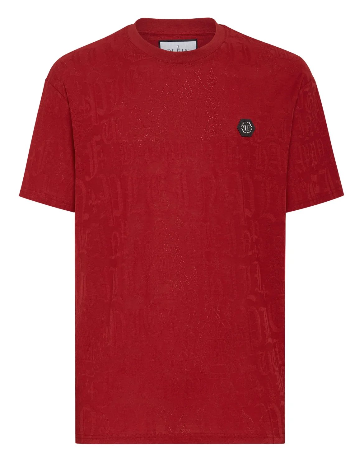 T-shirt Round Neck SS Monogram, цвет: Красный