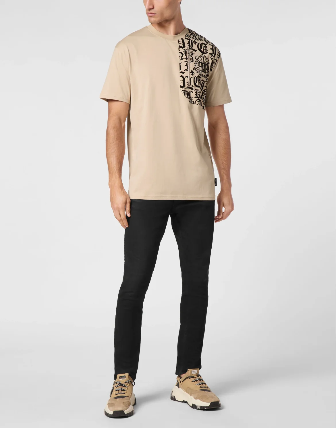 T-shirt Round Neck SS, цвет: Бежевый