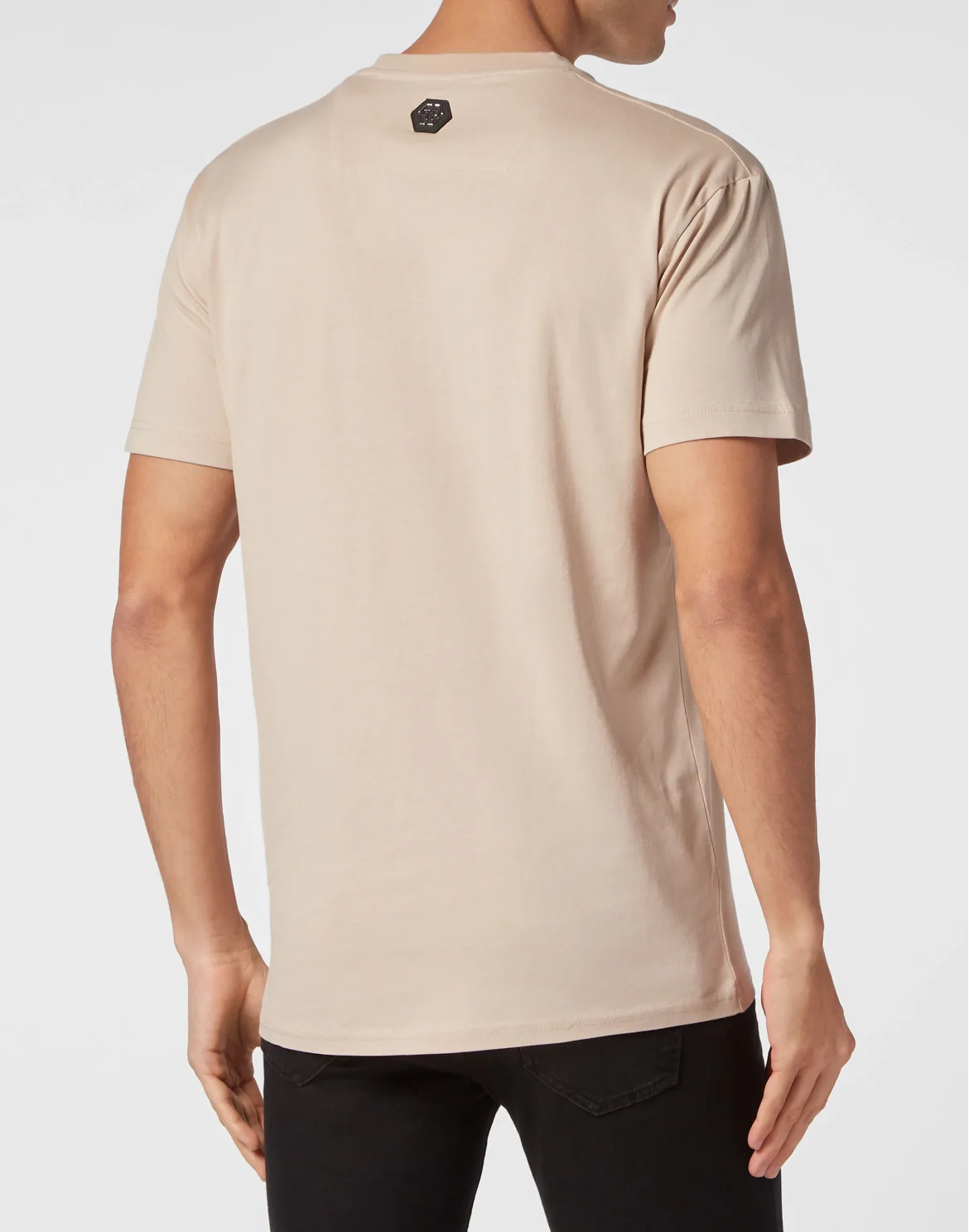T-shirt Round Neck SS Tattoo, цвет: Бежевый