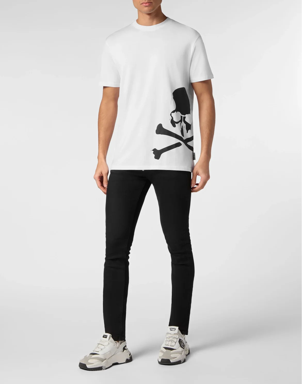 T-shirt Round Neck SS Skull&Bones, цвет: Белый