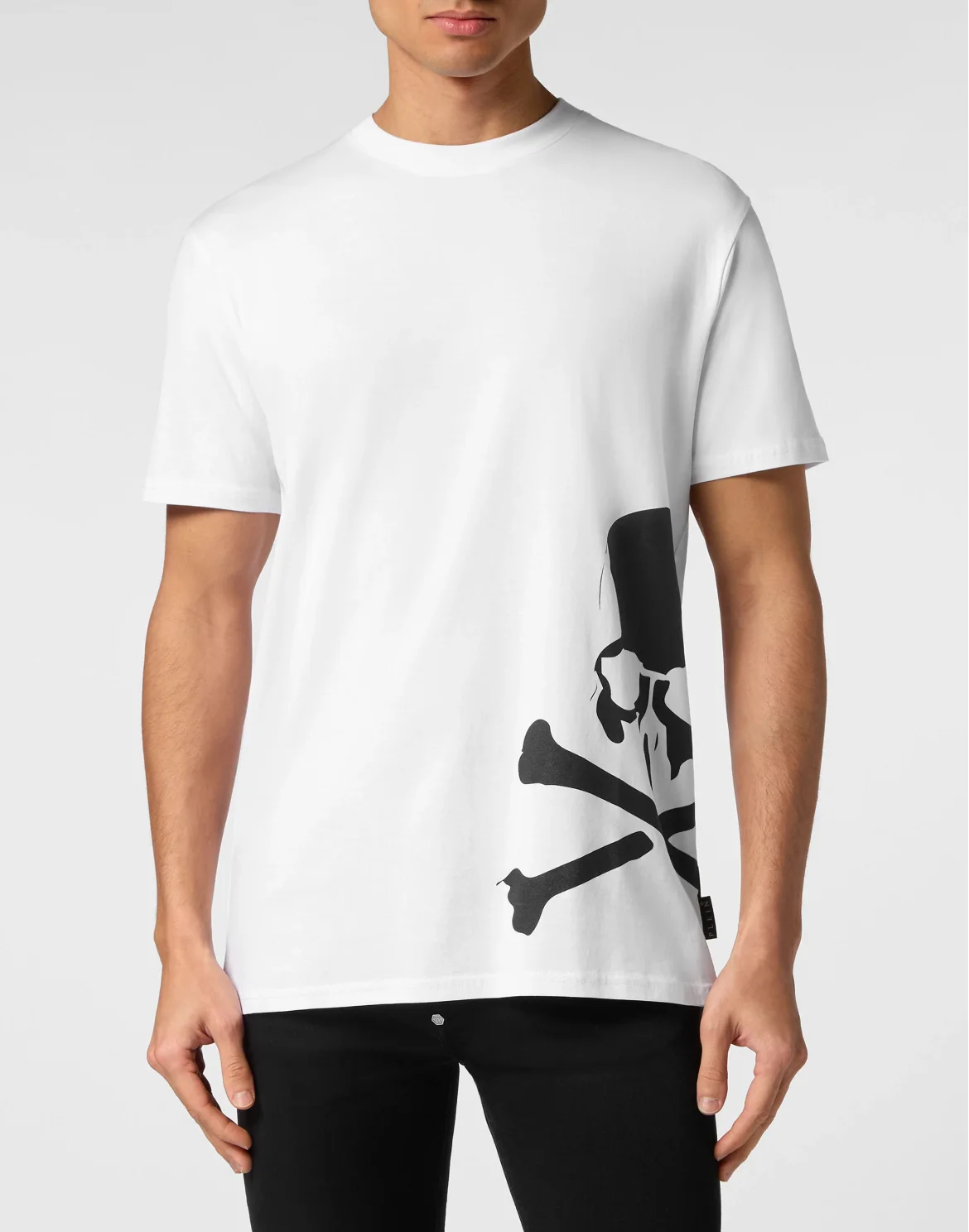 T-shirt Round Neck SS Skull&Bones, цвет: Белый