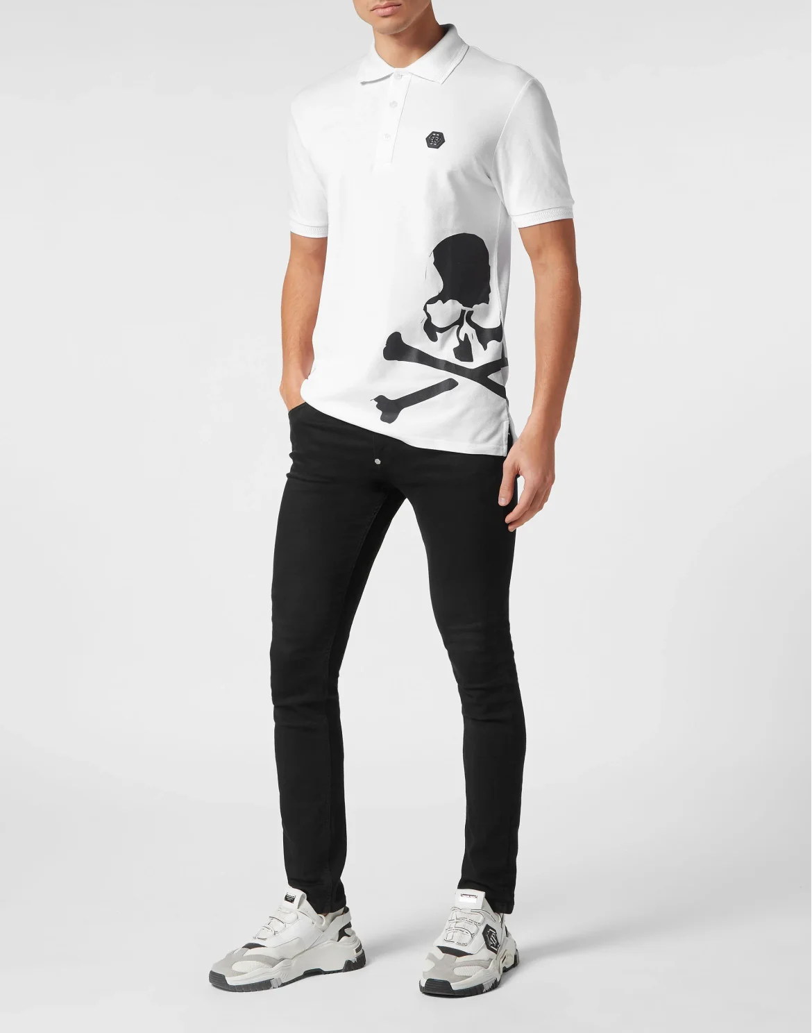 Polo shirt SS Skull&Bones, цвет: Белый